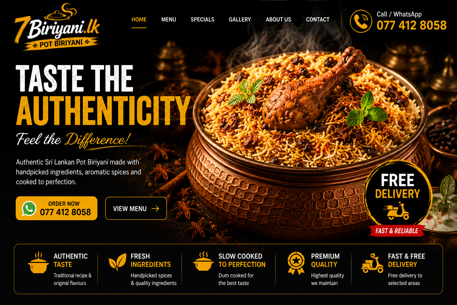 7Biriyani hero